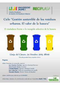 cartel foro cátedra reciplasa uji